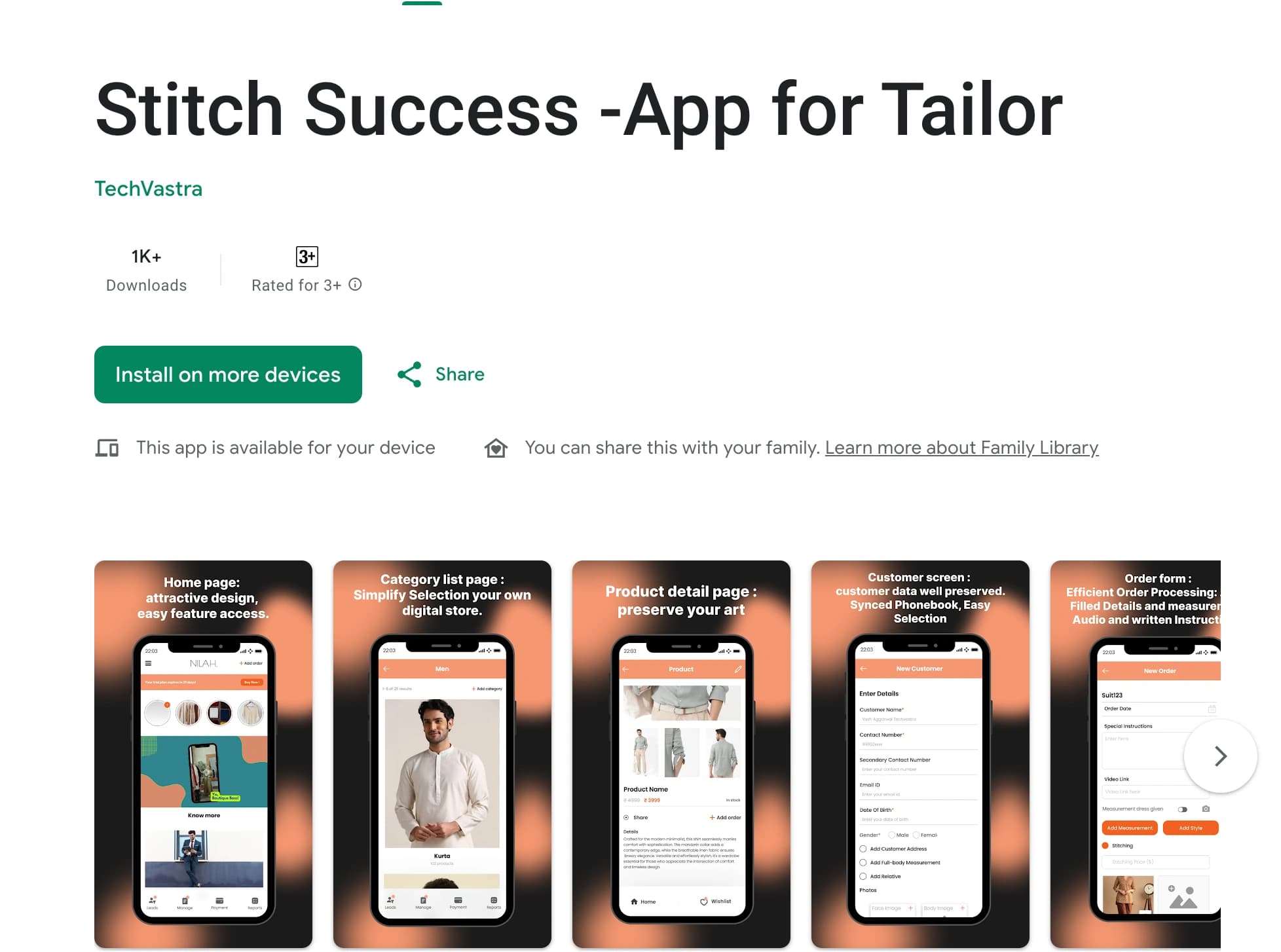 Stitch Success B2B App